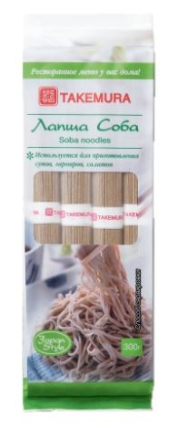 Макаронные изделия Takemura Соба гречневая 300 г