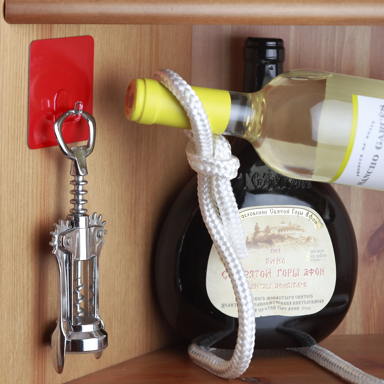 Крючки Сила SH68-S2R-24 на силиконовом креплении красные до 1.5кг, 6.1см