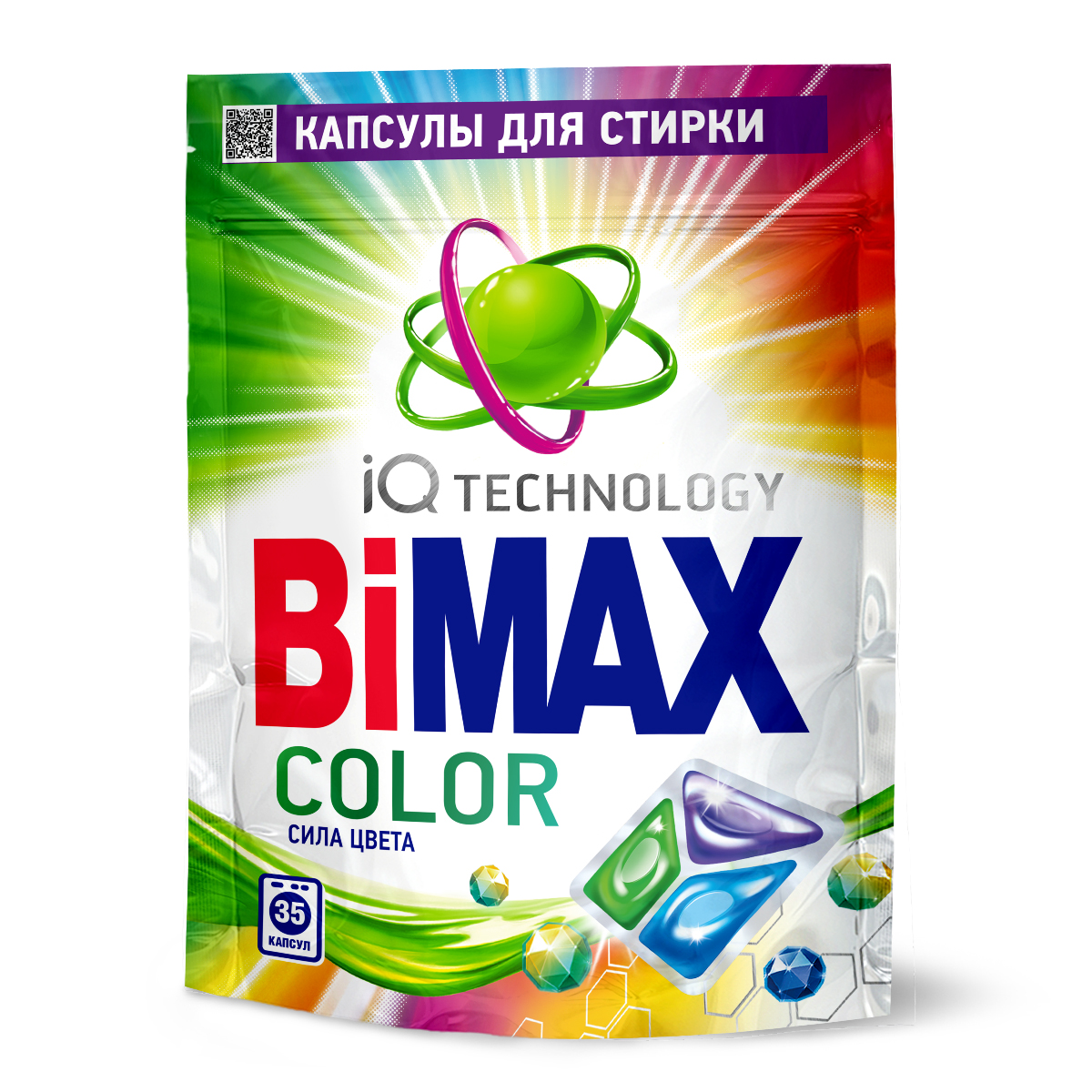 Капсулы для стирки Bimax Color, 35шт