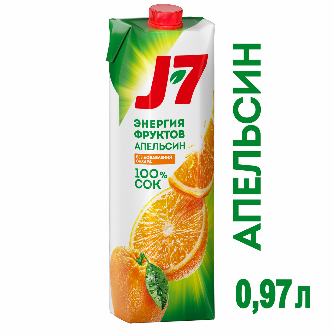 Сок J7 Апельсин с мякотью 0.97 л