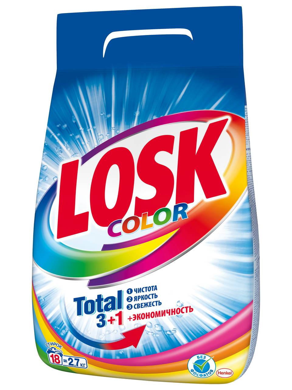 Стиральный порошок Losk Color автомат для цветного белья 2,7 кг Стиральный порошок Losk Color автомат для цветного белья 2,7 кг