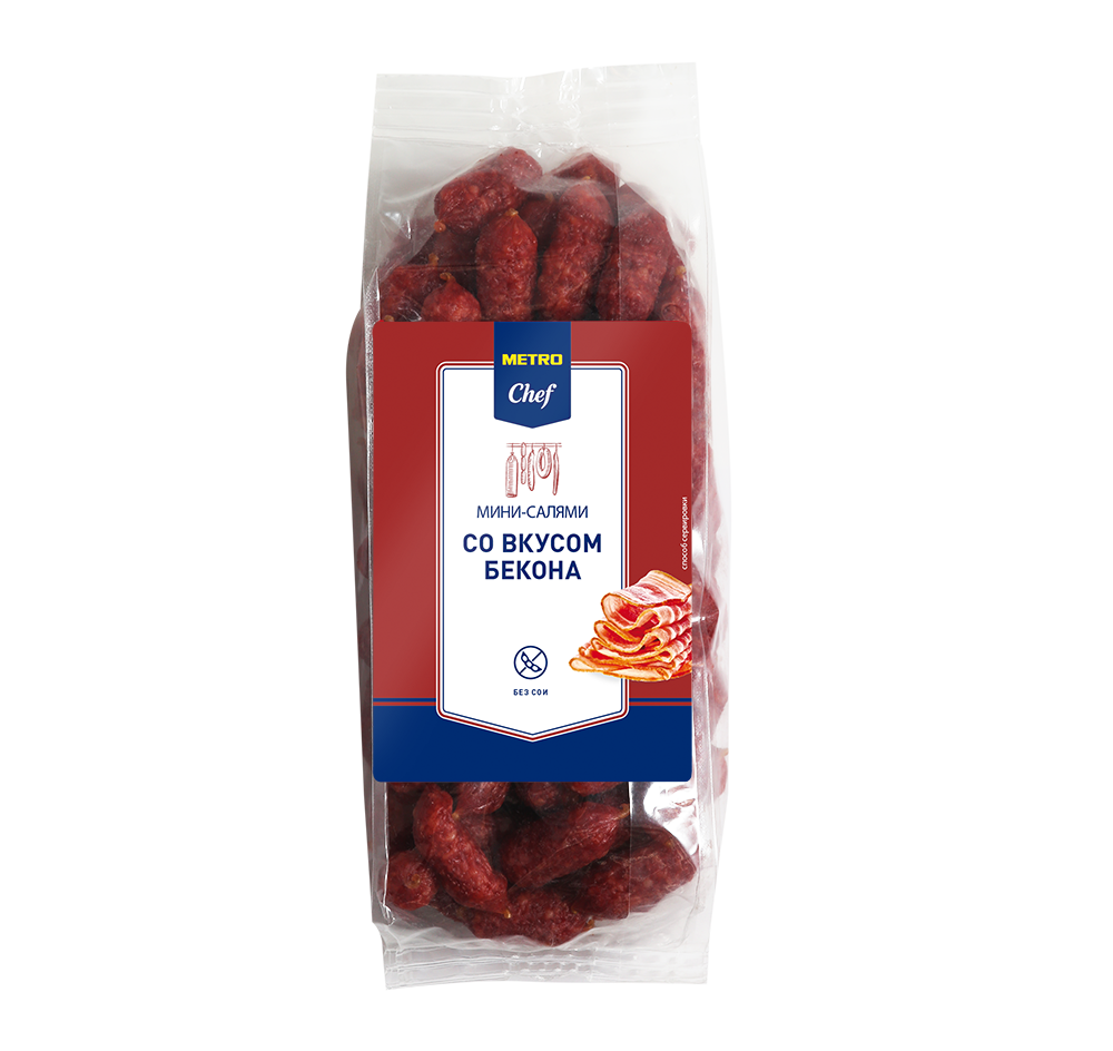 Салями мини METRO CHEF С беконом, 500 г