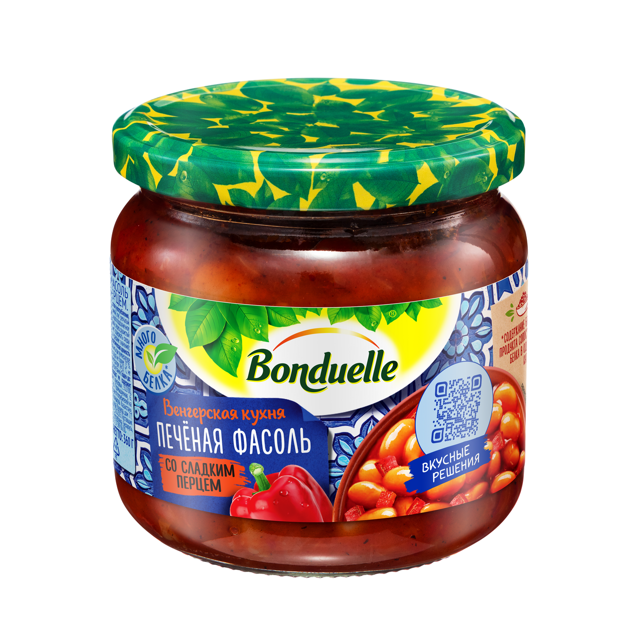 Фасоль Bonduelle печеная со сладким перцем 360 г