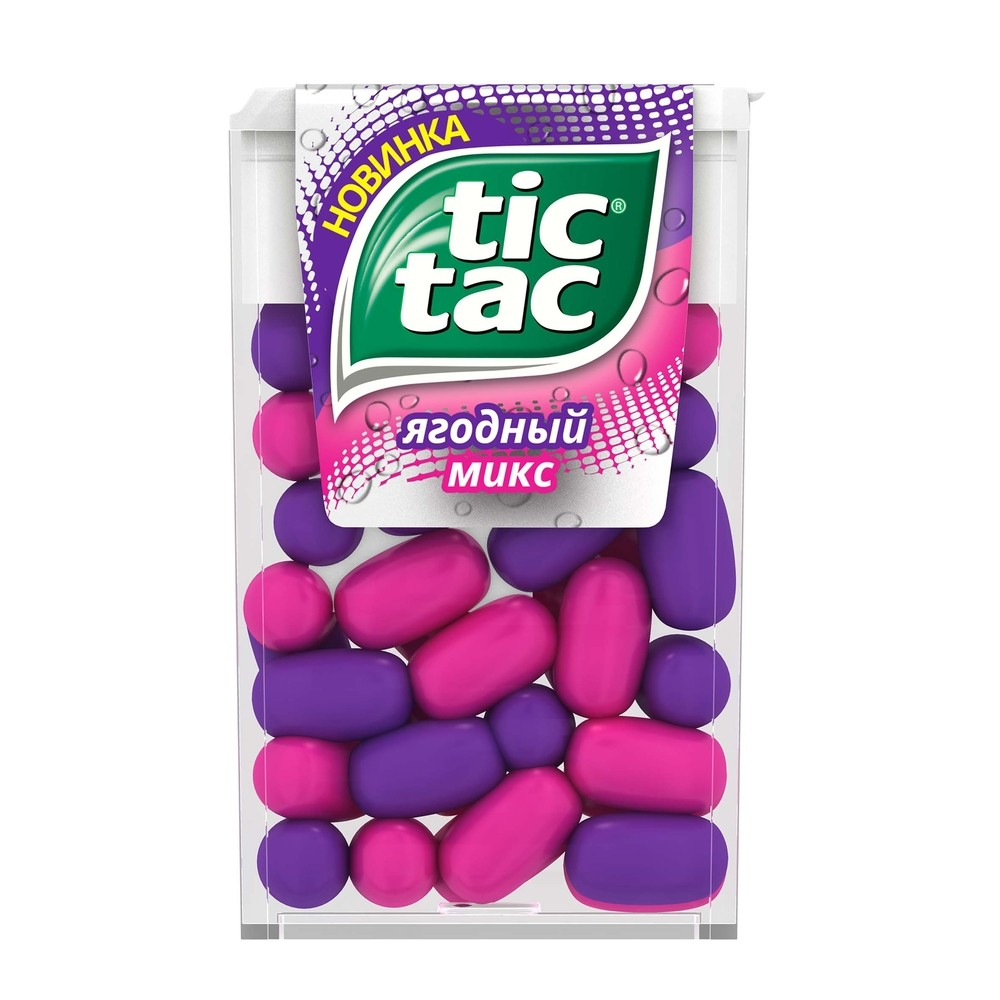Драже Tic Tac ягодный микс со вкусом малина и голубики 16 г