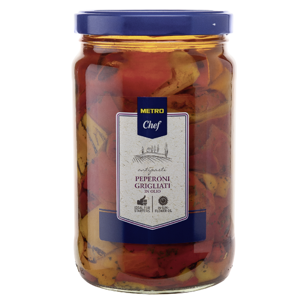 METRO Chef Перец гриль в масле 1600г
