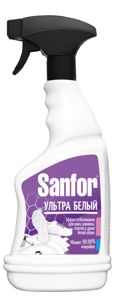 Спрей Sanfor универсальный Ультра белый, 500мл