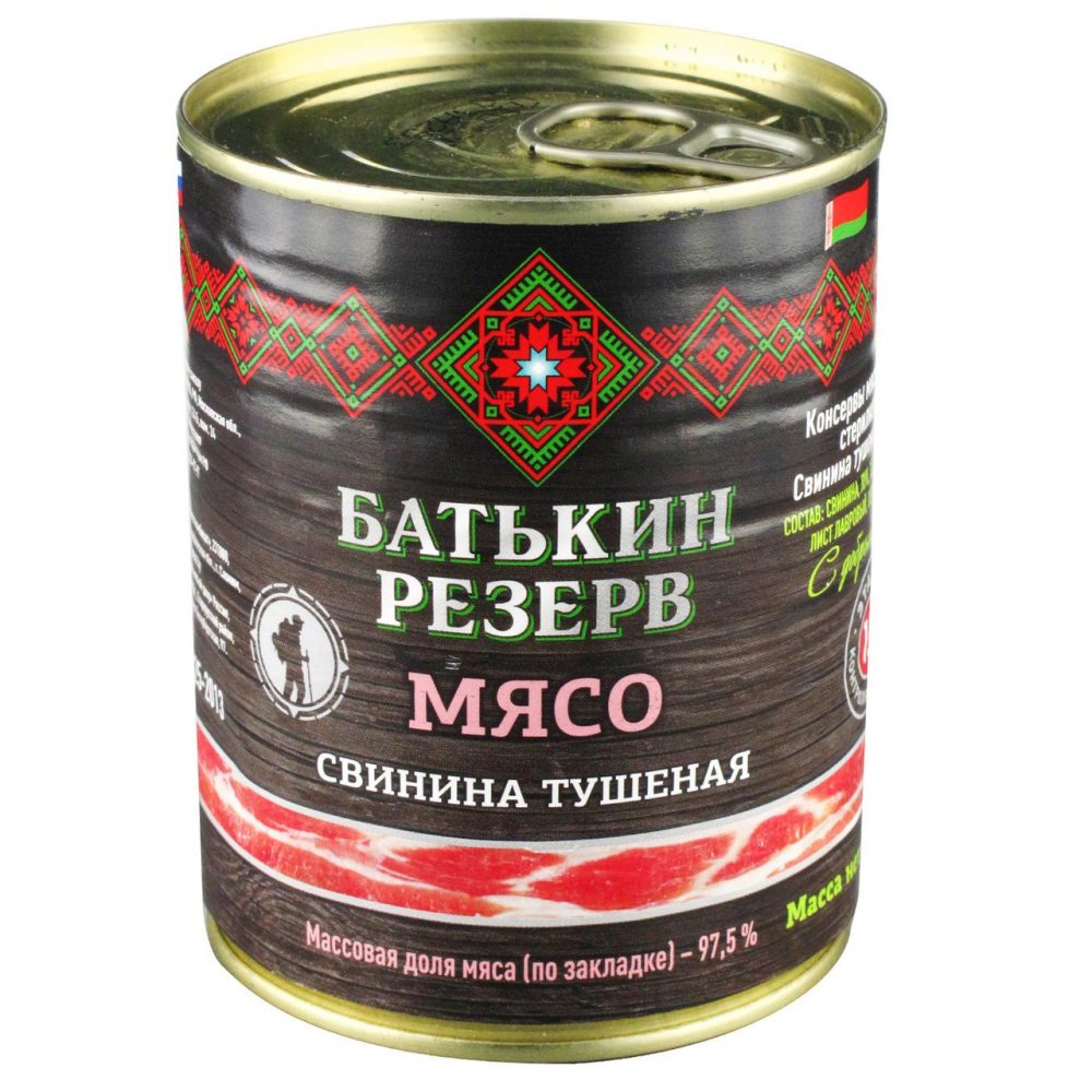 Свинина тушеная Батькин Резерв 338 г