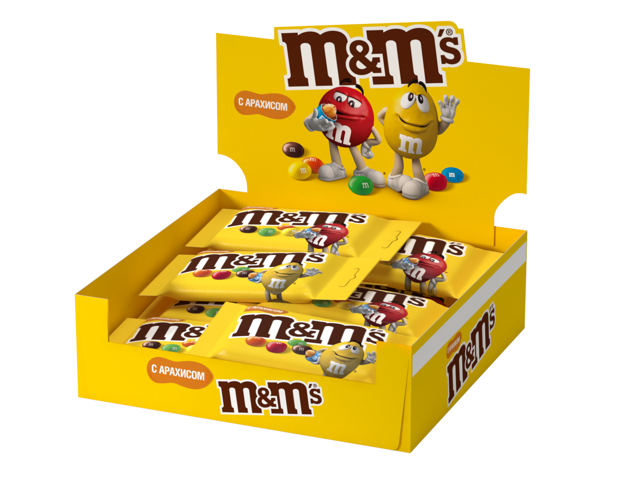 Драже M&amp;Ms с арахисом 45 г