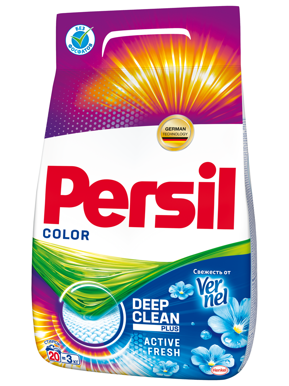 Стиральный порошок Persil Свежесть от Vernel для цветного белья 3 кг