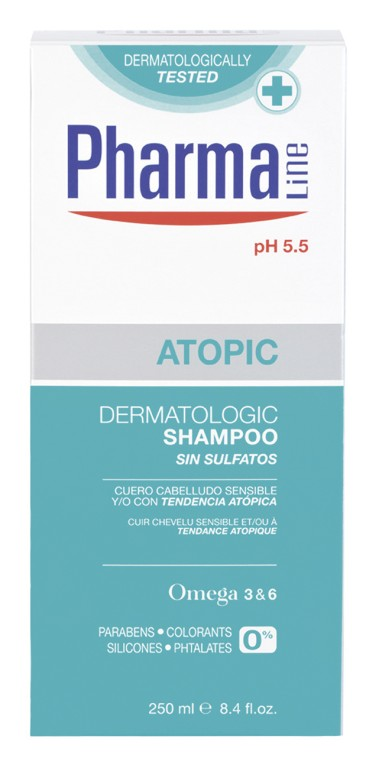 Шампунь Pharma Line Atopic для чувствительной кожи головы 250 мл