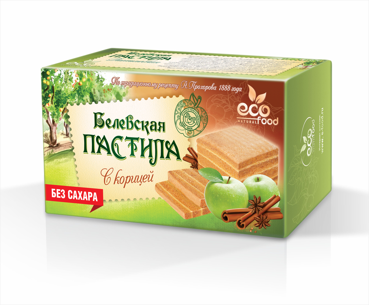 Пастила Ecofood Белевская диетическая в ассортименте 100 г