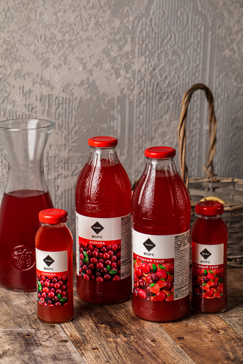 RIOBA Морс клюква, 250мл