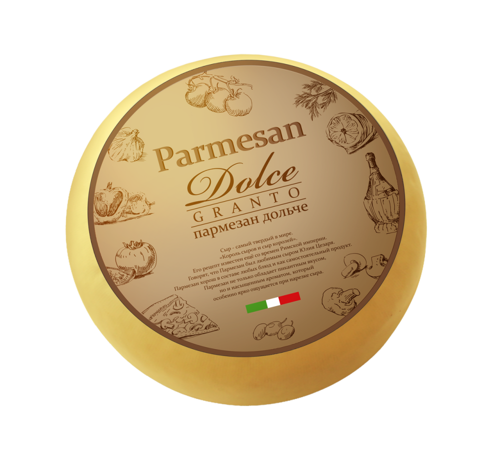 Сыр твердый Dolce Пармезан 40% ~6 кг