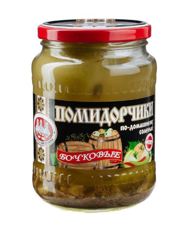 Помидорчики Скатерть-Самобранка соленые по-домашнему 680 г