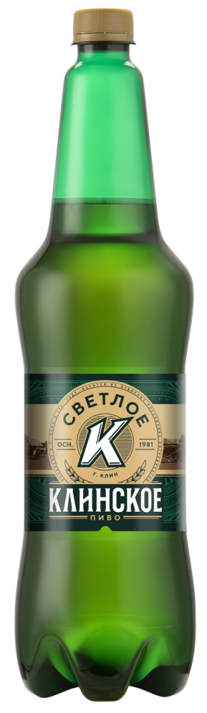 Пиво Клинское светлое, 1.15л