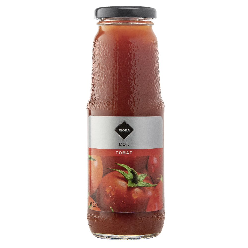 Сок RIOBA томатный с солью, 0,25 л