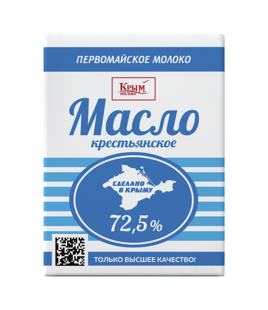 Масло сливочное Первомайское молоко 72.5%, 180г