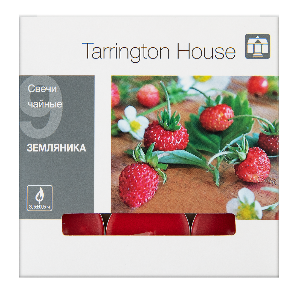 Tarrington House Свеча Чайная ароматическая Земляника, 9шт