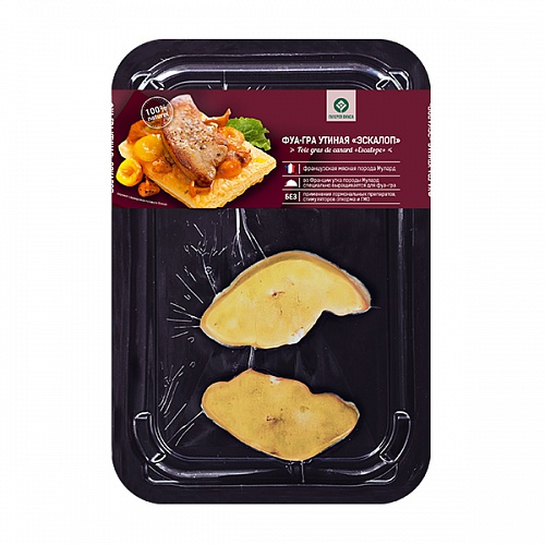 Фуа-гра утиная Галерея вкуса Эскалоп замороженная 80 г