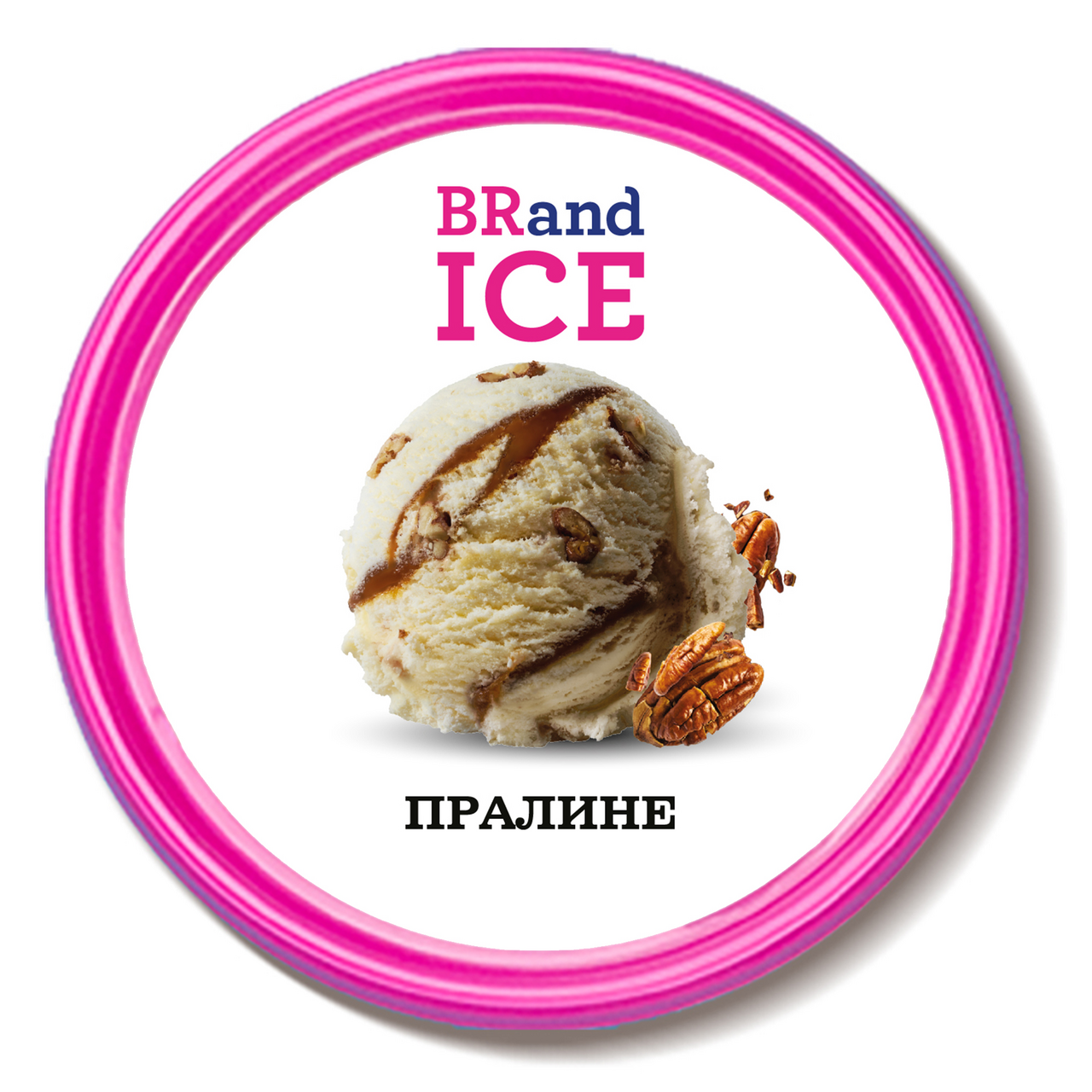 Мороженое Brandice пралине, 1л Мороженое Brandice пралине, 1л