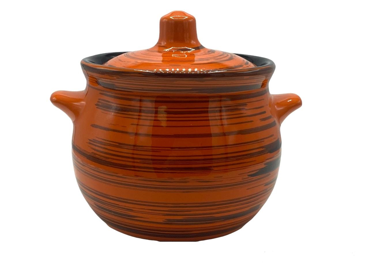 Горшок для запекания Борисовская керамика Пиканто микс цветов, 650мл