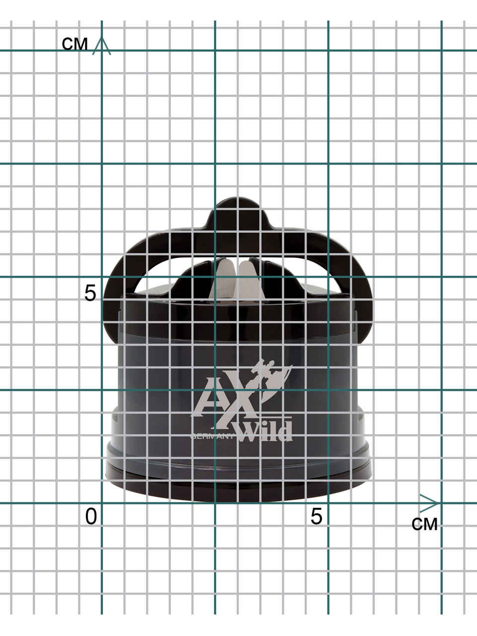 Точилка Borner для ножей с вакуумным креплением к столу салатовый-черный 1 шт