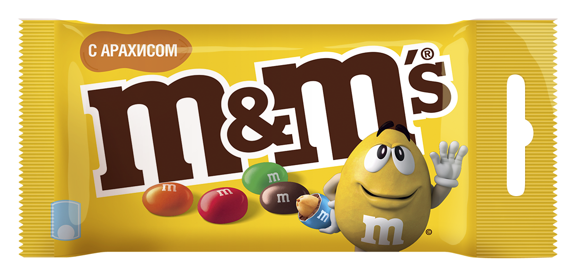 Драже M&amp;Ms с арахисом 45 г