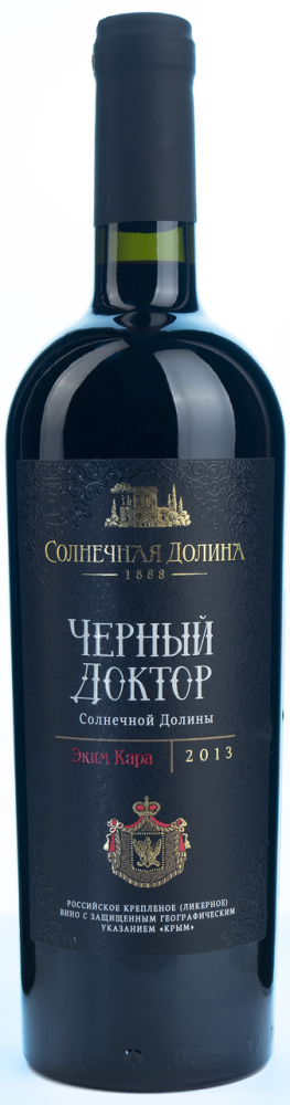 Вино ликерное Солнечная Долина Доктор красное сладкое, 0.75л