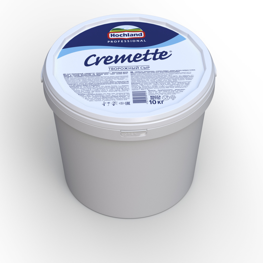 Сыр HOCHLAND Cremette творожный, 10кг БЗМЖ