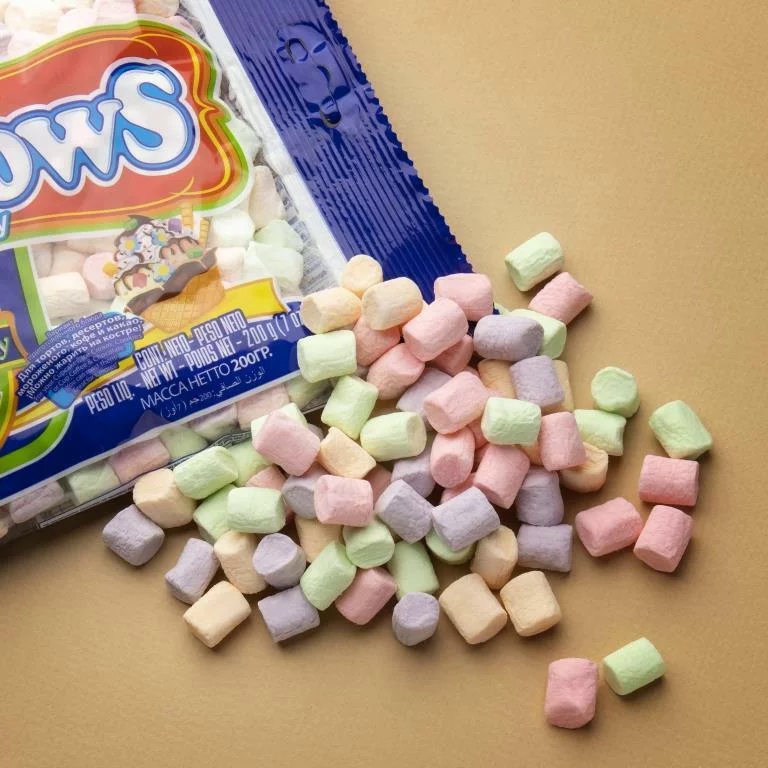 Маршмеллоу Guandy мини цветной фруктовый, 200г