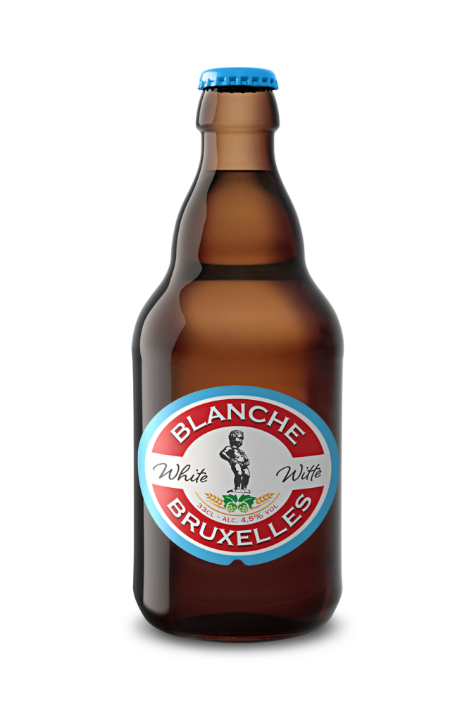 Пивной напиток Blanche Bruxelles светлое, 0.33л