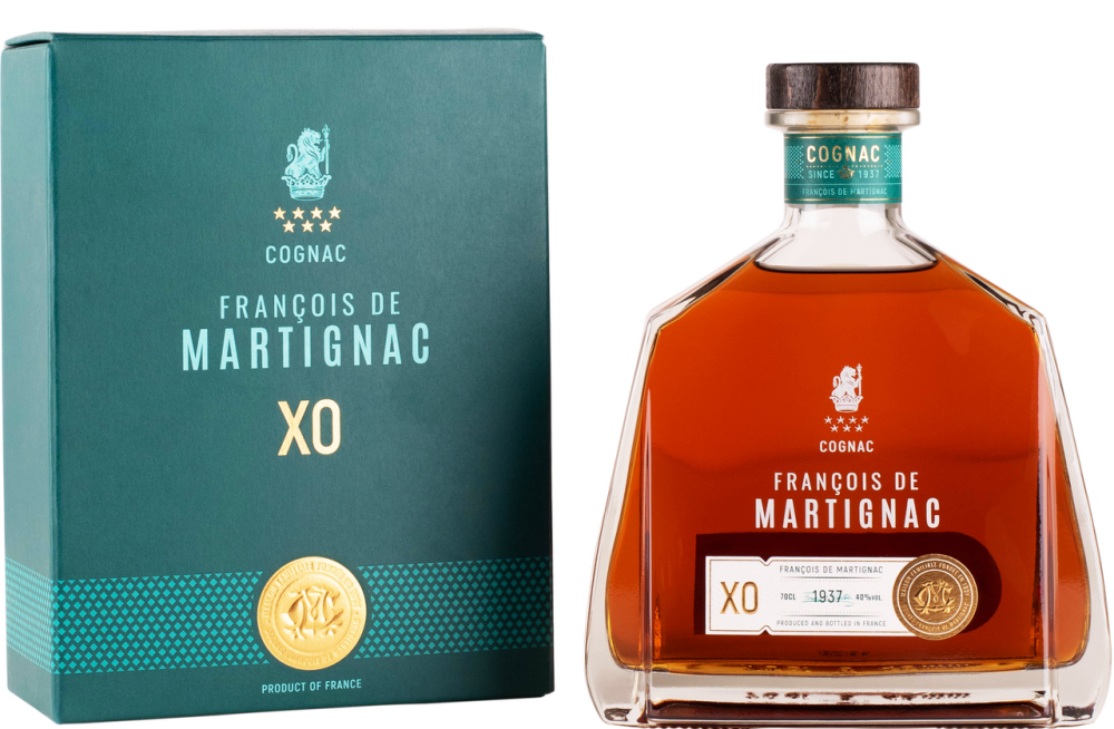 Коньяк Francois de Martignac в подарочной упаковке XO, 0.7л