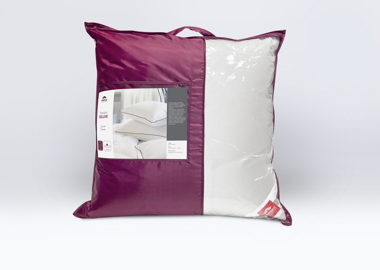 Подушка Kariguz Делюкс гусиный пух 70% перо 30%, 70 x 70см