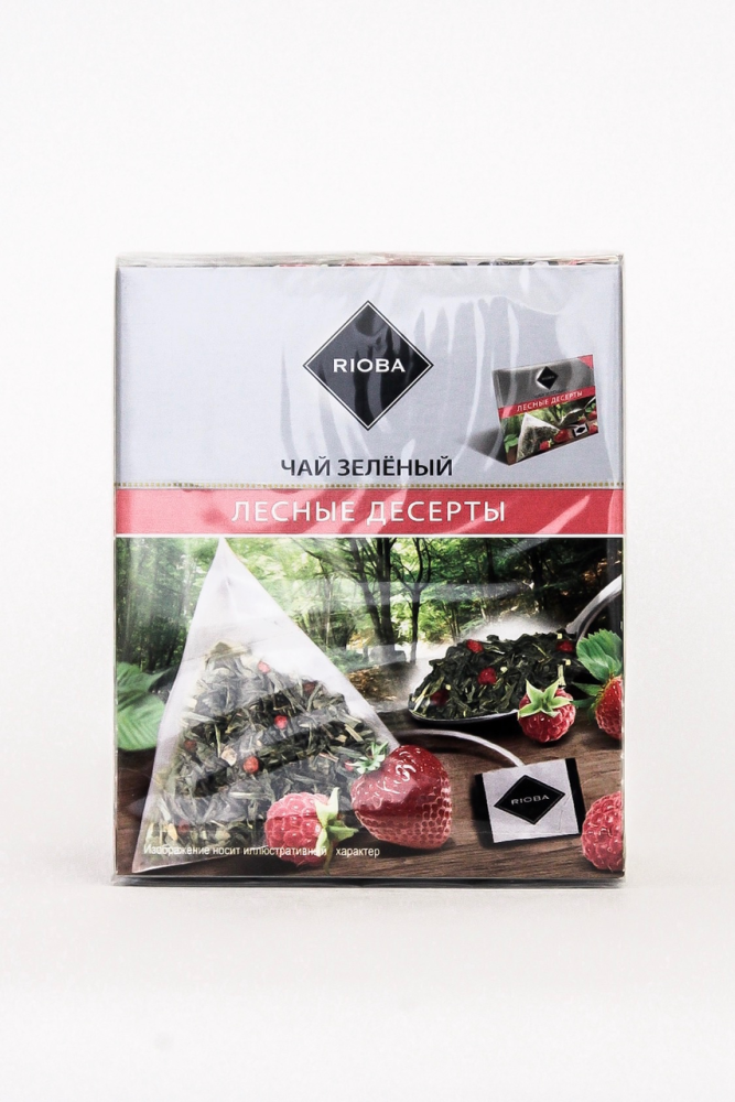 Чай зеленый Rioba Лесные десерты в пакетиках 2 г х 20 шт