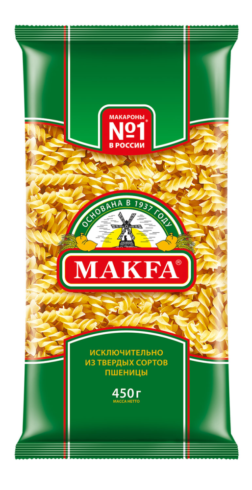 Макаронные изделия Makfa спирали 450 г
