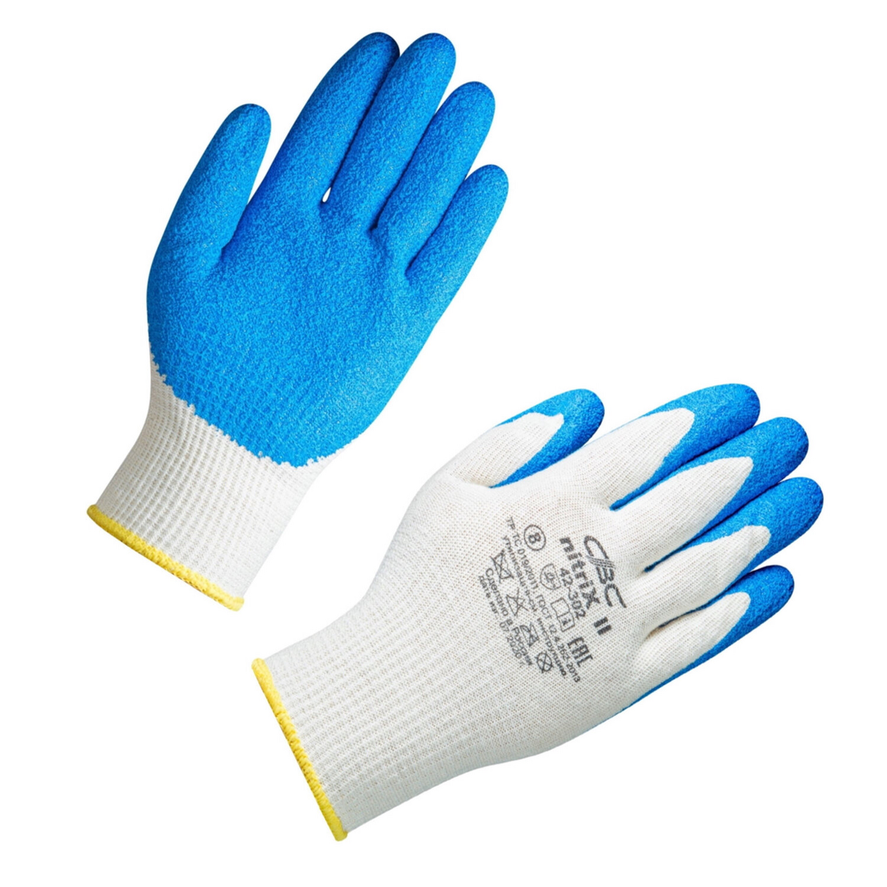 Перчатки рабочие СВС Nitrix II с нефтемаслостойким покрытием из нитрильного латекса, размер 9