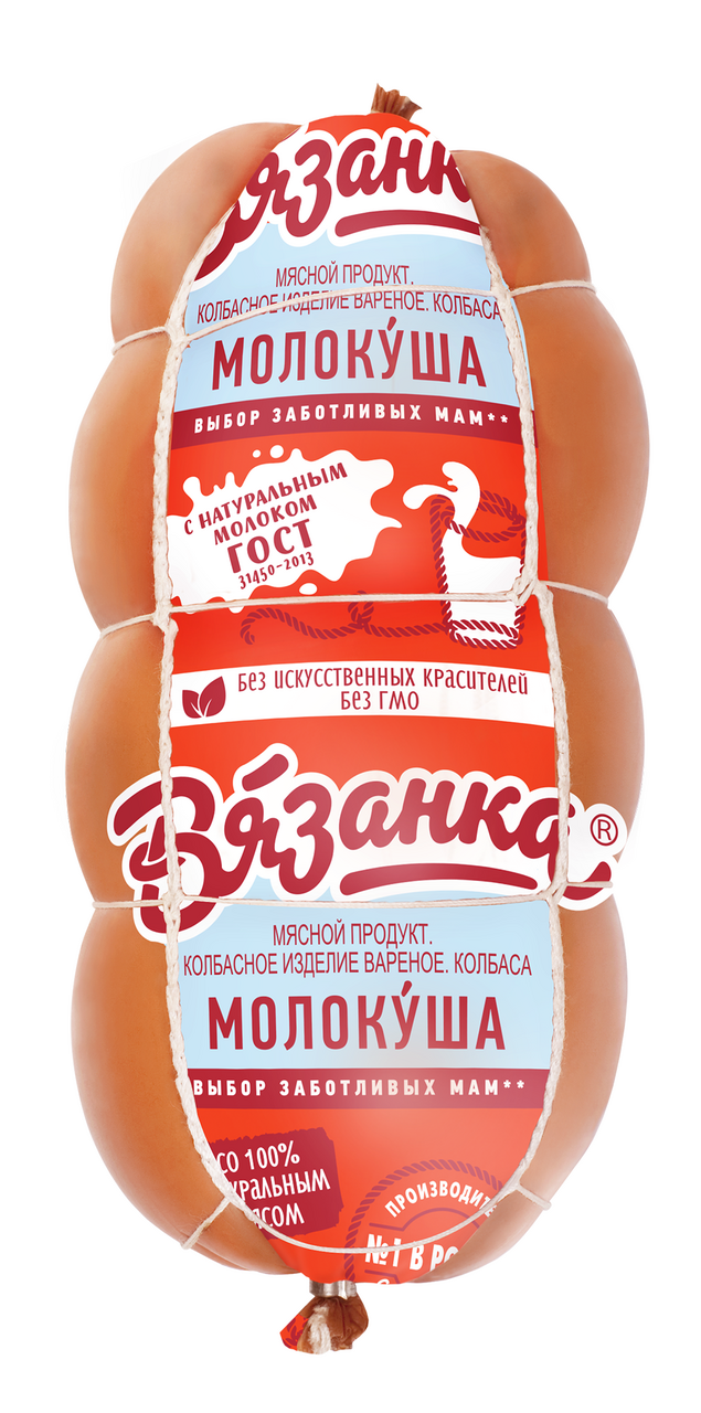 Колбаса Вязанка молокуши вареная, 450г