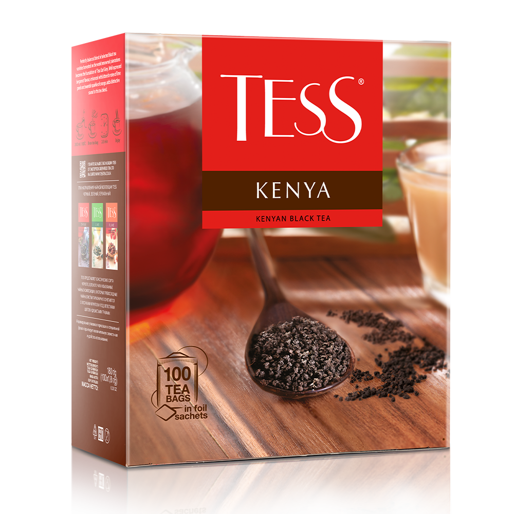 Чай черный Tess Kenya в пакетиках 1,5 г 100 шт