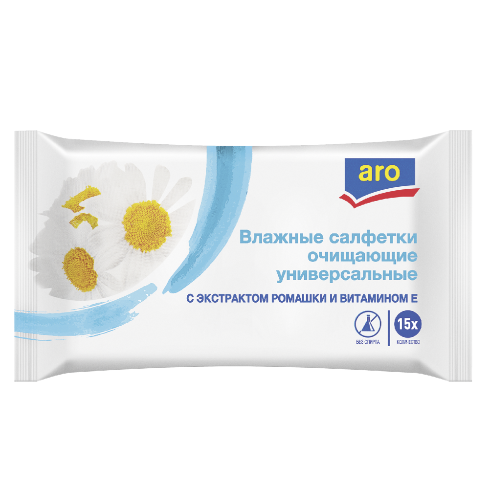 Влажные салфетки Fine Life Универсальные 15шт