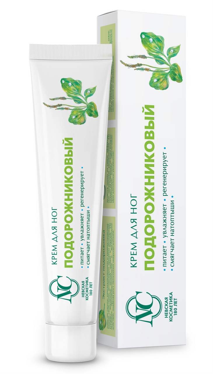 Крем для ног Невская Косметика подорожниковый, 50мл