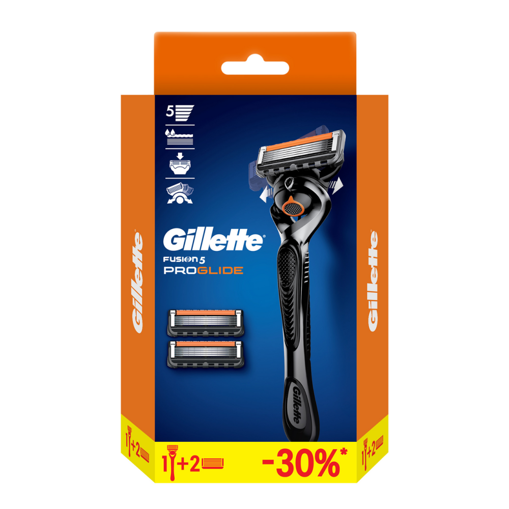 Бритва Gillette Fusion Proglide 5 + 1 кассета + 2 кассеты