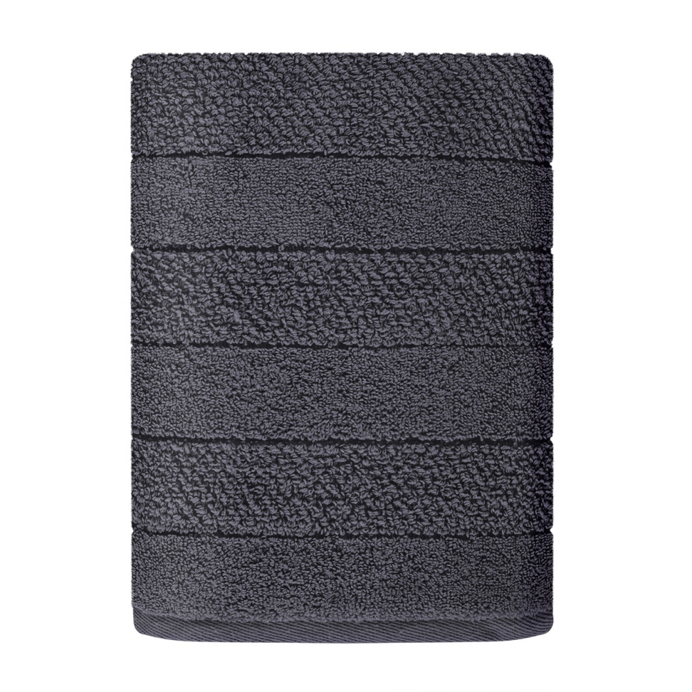 Полотенце Verossa Milano махровое черное хлопок, 50 х 90см