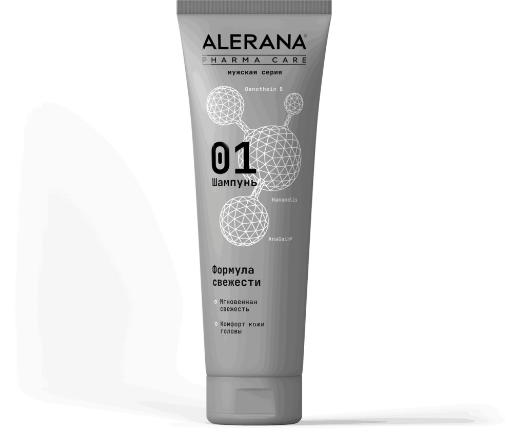 Шампунь Alerana Pharma Care формула свежести для мужчин, 260мл