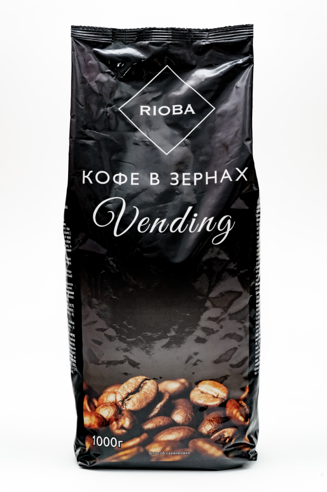 Кофе RIOBA Vending натуральный жареный в зернах, 1 кг