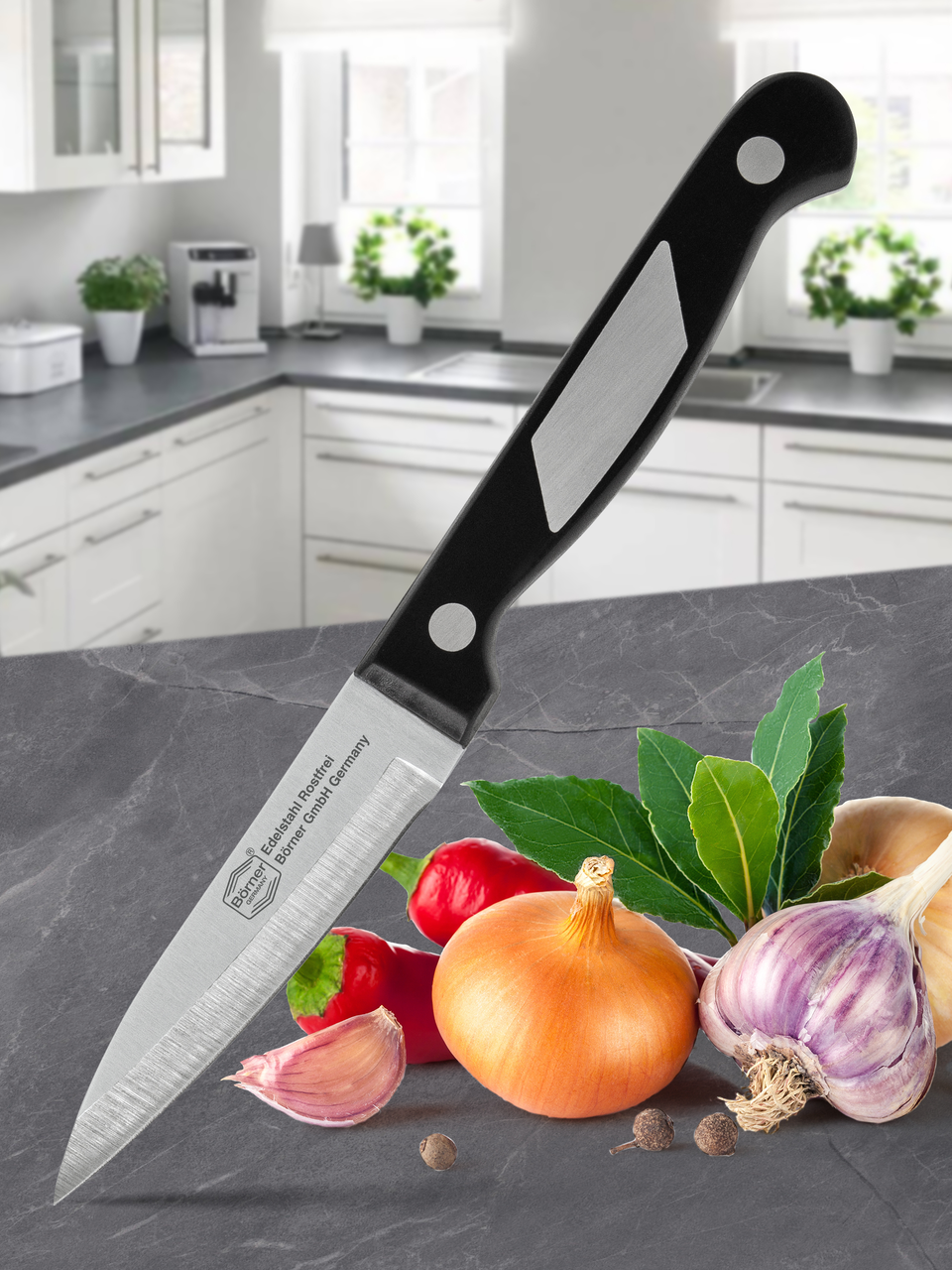 Нож для чистки овощей Borner Ideal 9 см