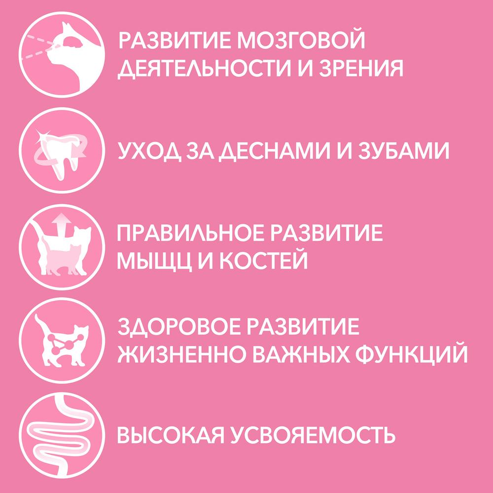 Корм Purina One для котят от 1 до 12 месяцев с курицей и морковью 75 г