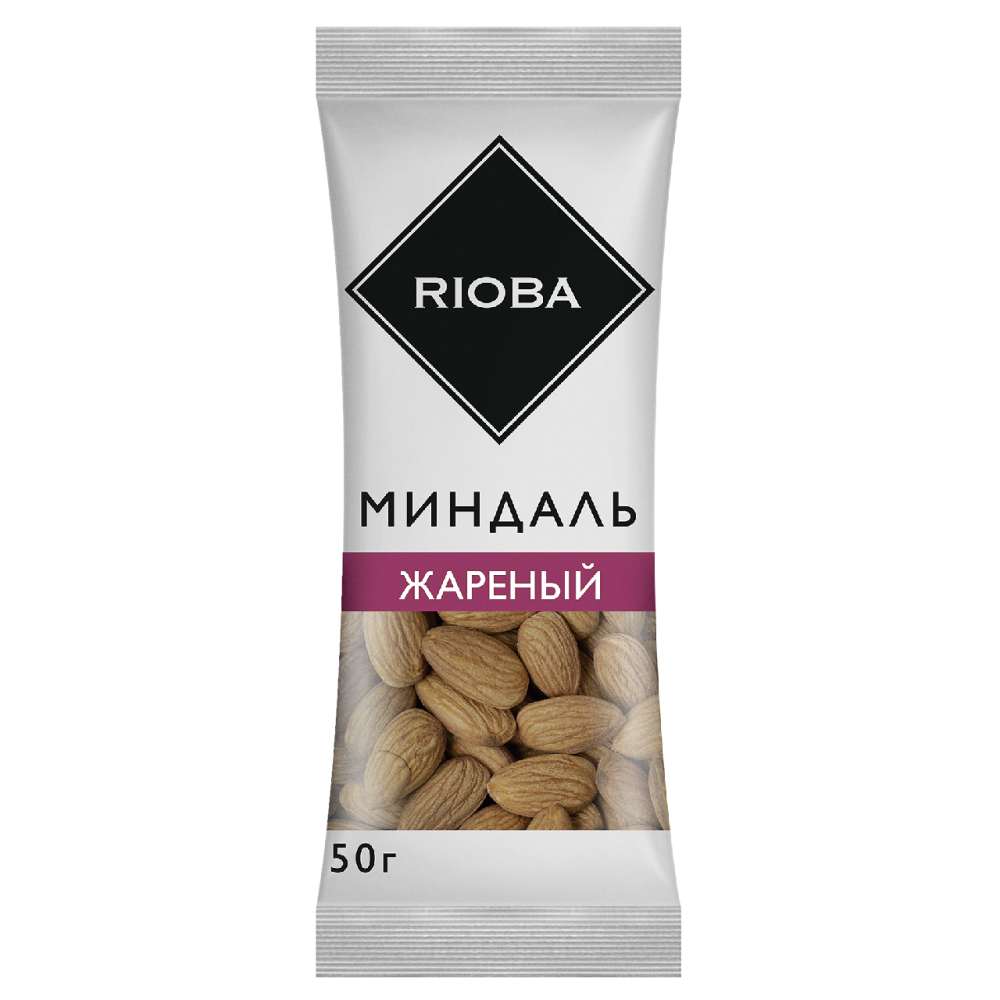 RIOBA Миндаль жареный, 50г