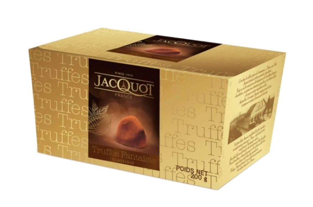 Конфеты Jacquot Fantaisie Фантазия трюфели классические, 200г