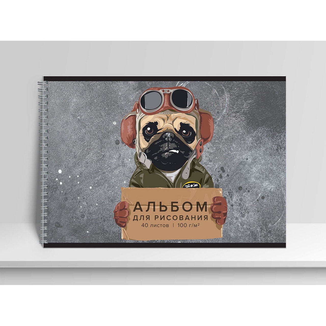 АЛЬБОМ A4/40Л/100Г СПИР AS