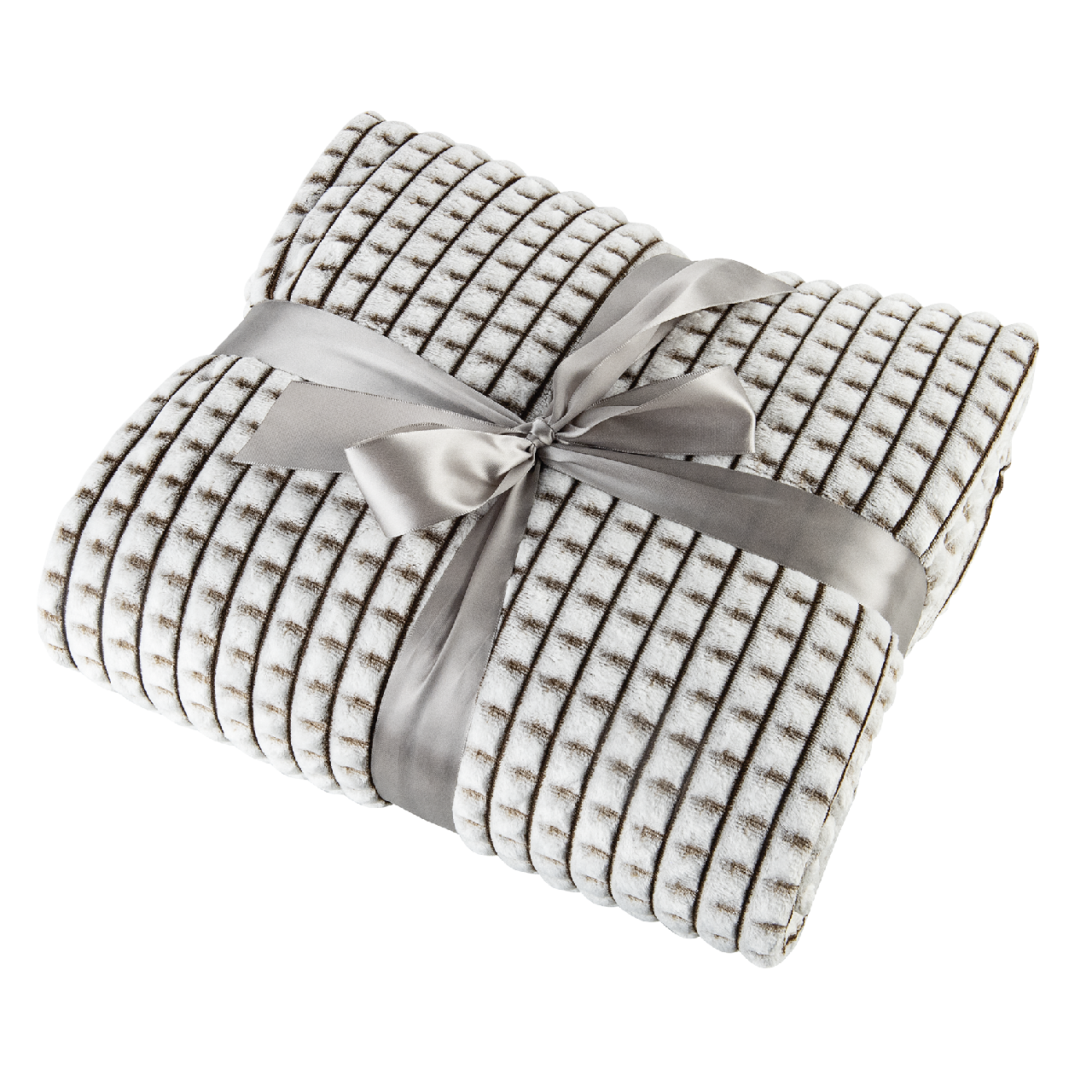 Tarrington House Плед шоколадный микрофибра велюр 280г, 200 x 220см